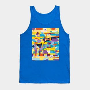 Yellow Art Tank Top